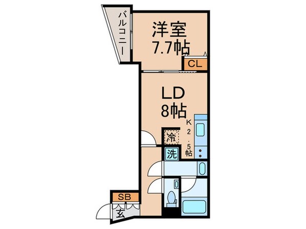 エクセルシオール目黒三田の物件間取画像